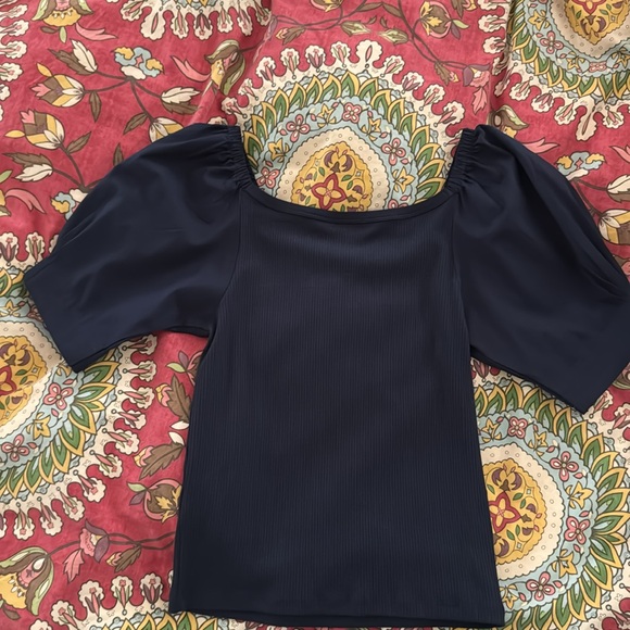 JCREW Navy Blue Women's Top, NWT - Picture 4 of 6